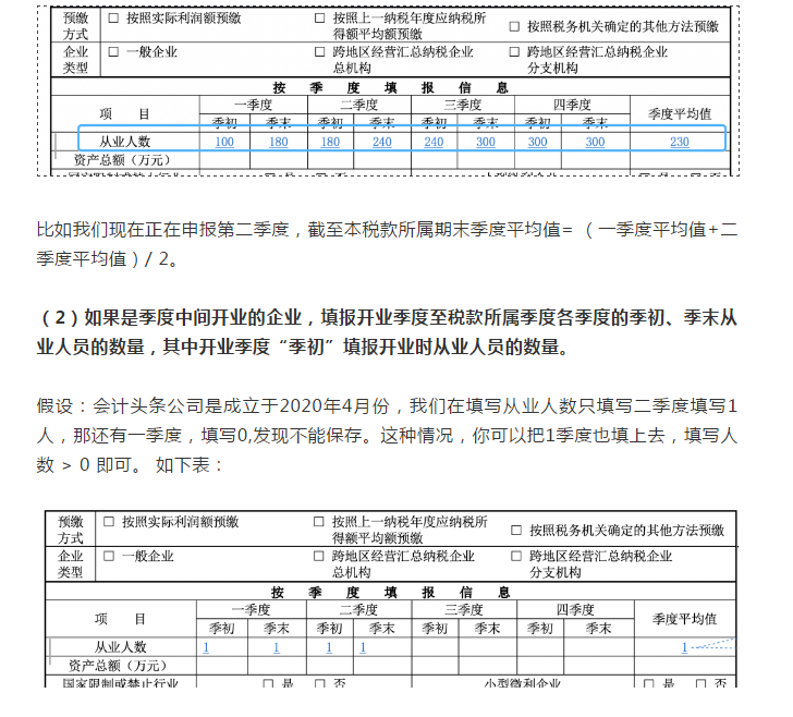 預(yù)繳申報(bào)，資產(chǎn)總額填寫“0”不能保存？你可以這樣填寫...