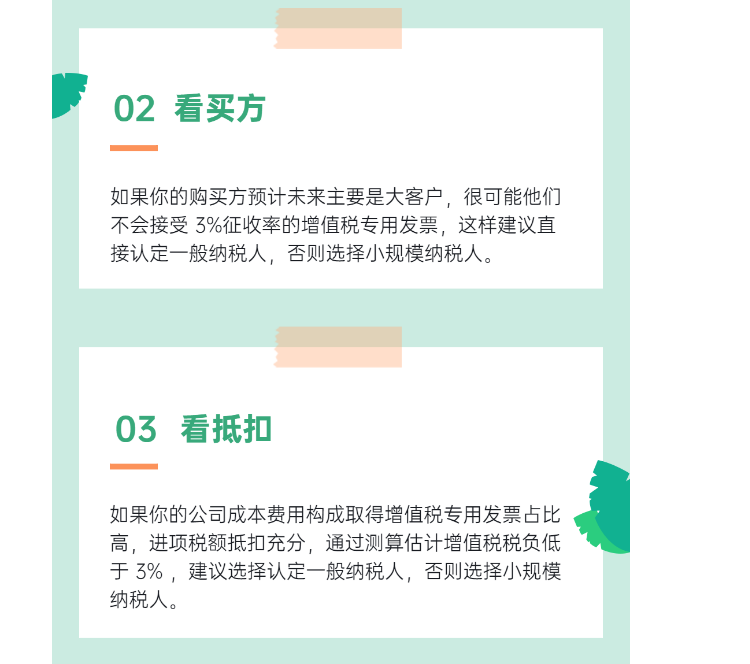 明確了！新成立公司，到底選小規(guī)模納稅人還是一般納稅人？