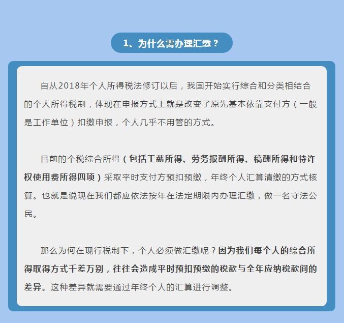 個稅匯算清繳，能偷懶不辦嗎？