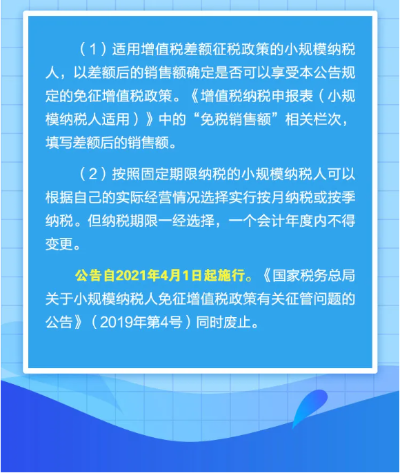 什么是小規(guī)模納稅人免征增值稅政策？一圖告訴您