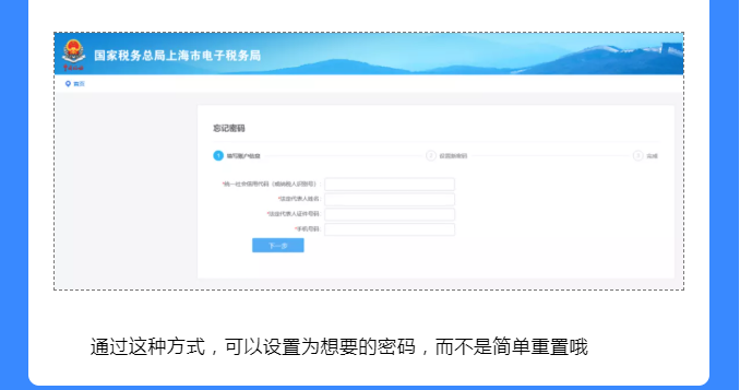 網(wǎng)上辦稅密碼忘了怎么辦？