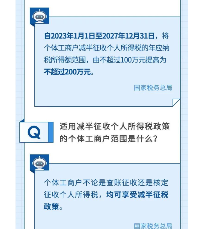 如何享受減半征收個(gè)人所得稅政策？@個(gè)體工商戶，這樣申報(bào)